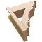 Ekena Millwork 8-in W x 22-in D x 26-in H Balboa Trad Rough Cedar Woodgrain TimberThane Outlooker, Primed Tan OUTUR080X22X26BOA04RCPR - alternate 5